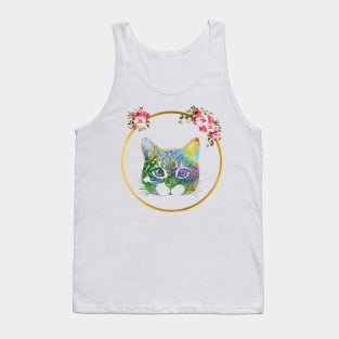 Peeking cat Tank Top